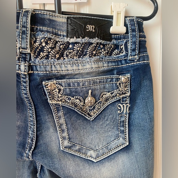 NWT Miss Me bling jeans size 29 “Chloe” boot, inseam 34” - Picture 2 of 4